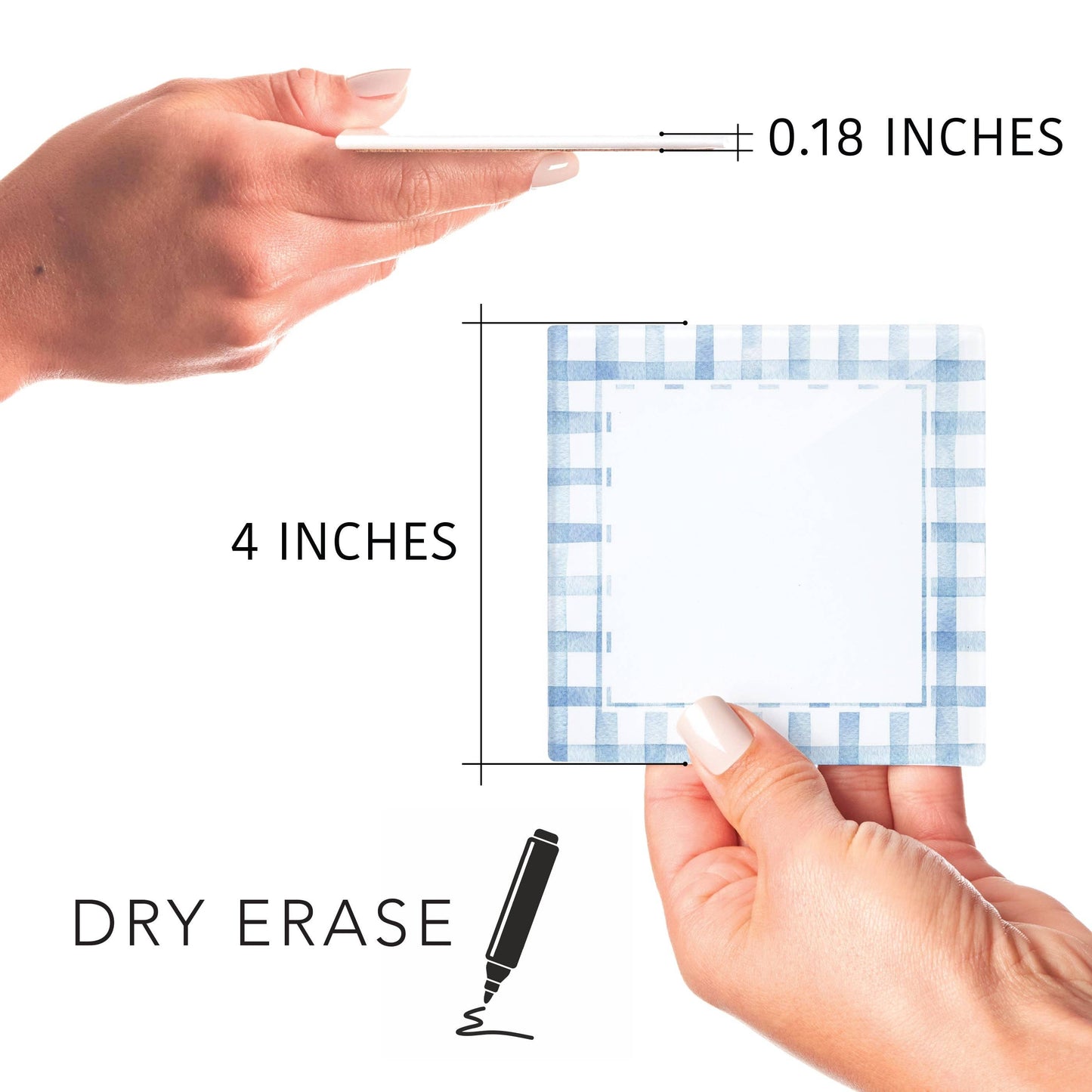 4x4 Clear Reminder Kalia Lane-Fantasy Garden Checker