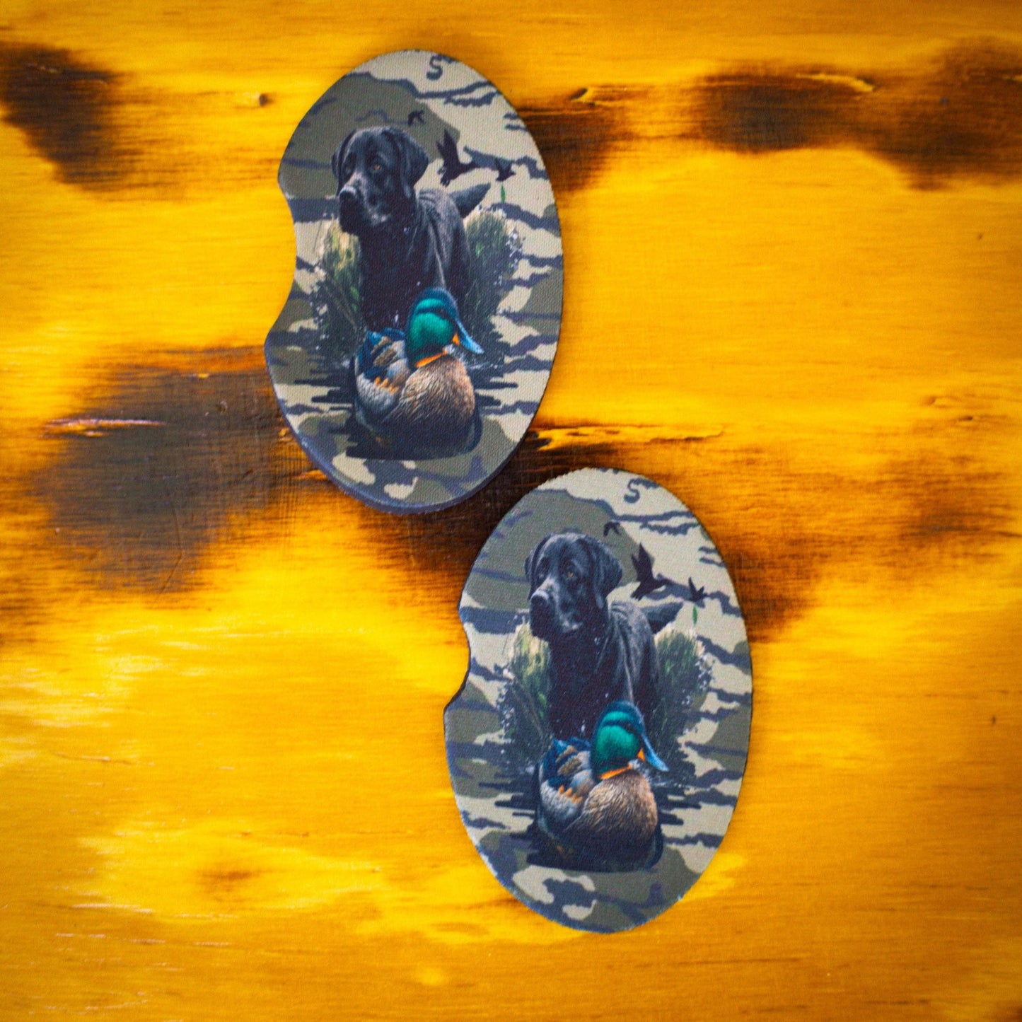 Retriever - Car Coasters Old School Camo