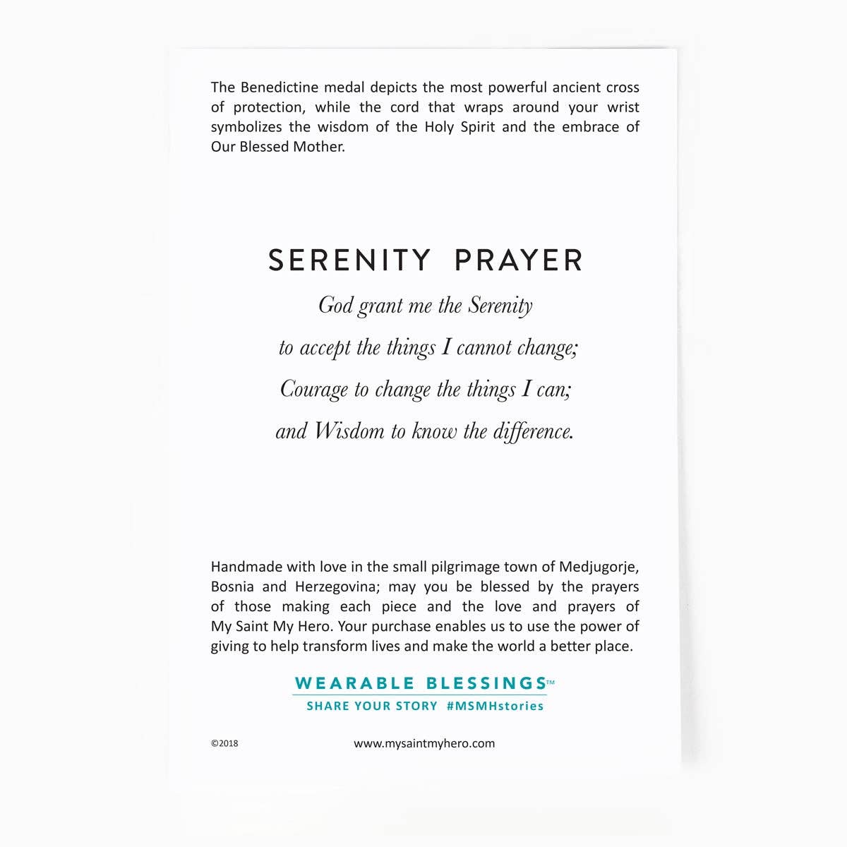Serenity Blessing - Metallic Gold / Silver