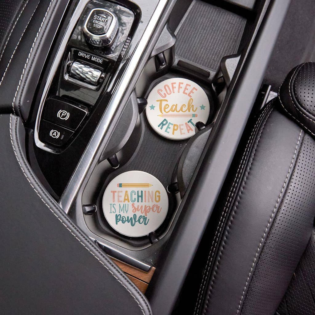 Car Coasters, Teacher Gifts, Stocking Stuffer, Classroom