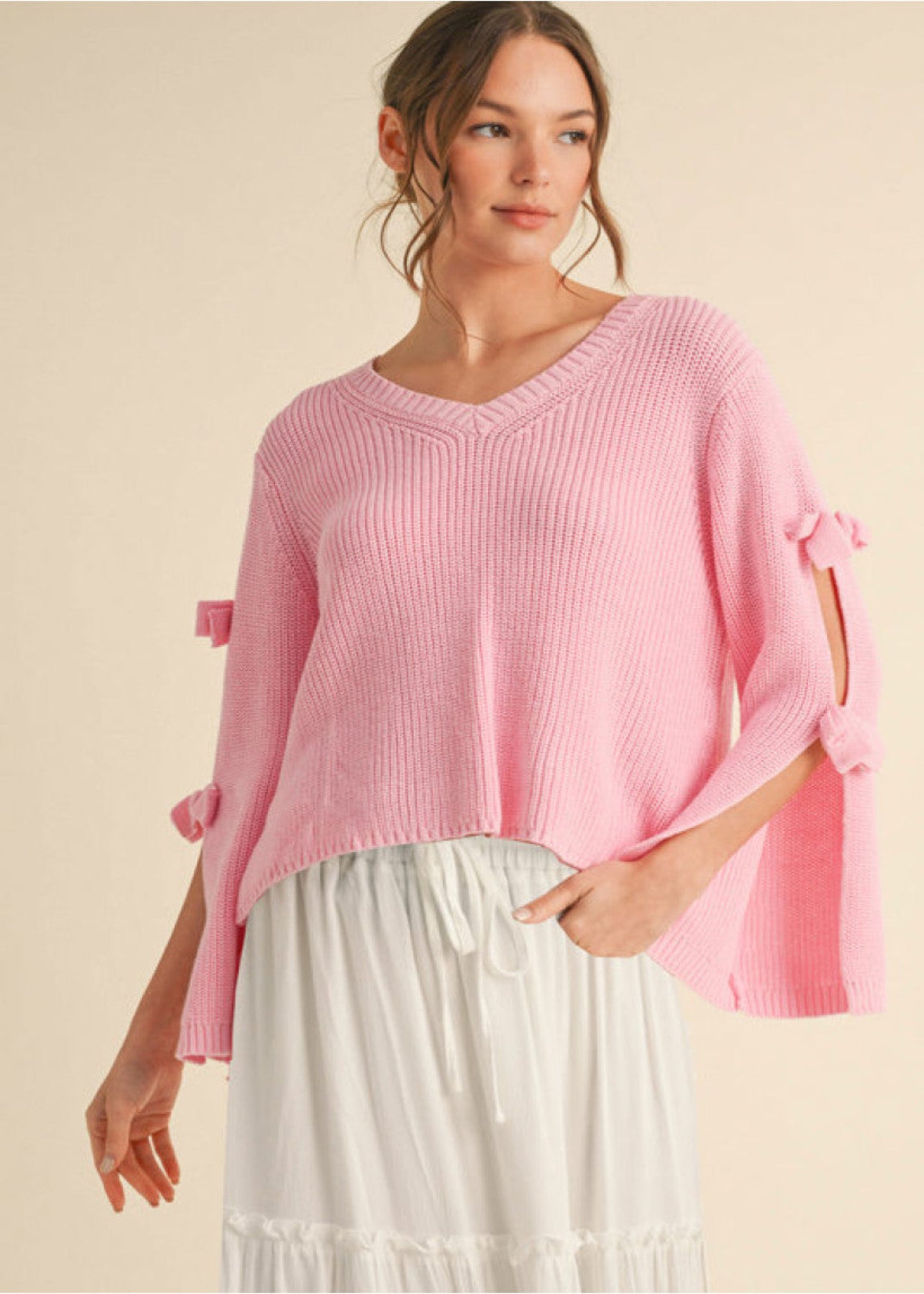 ROSALIND TOP: PINK