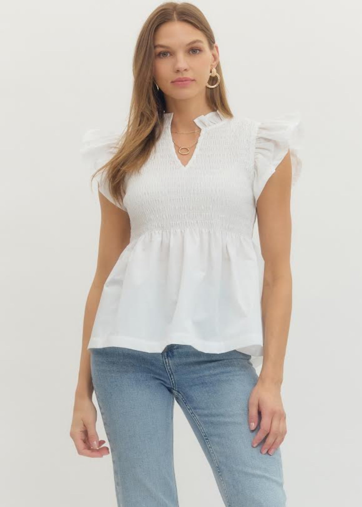 TALI TOP - OFF WHITE