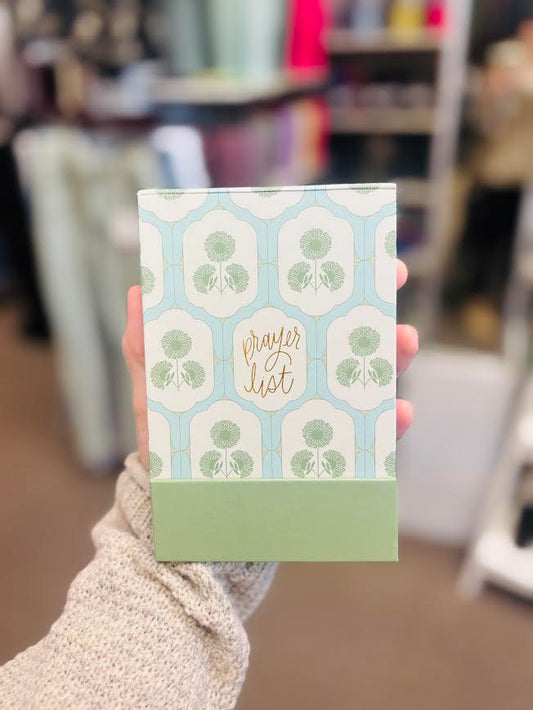 FLIP NOTEPAD PRAYER LIST LATTICE BLOOMS