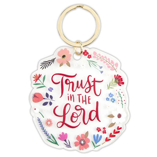 ACRYLIC KEYCHAIN: TRUST IN THE LORD