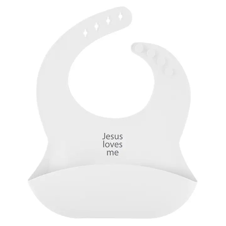 SILICONE BIB-JESUS LOVES