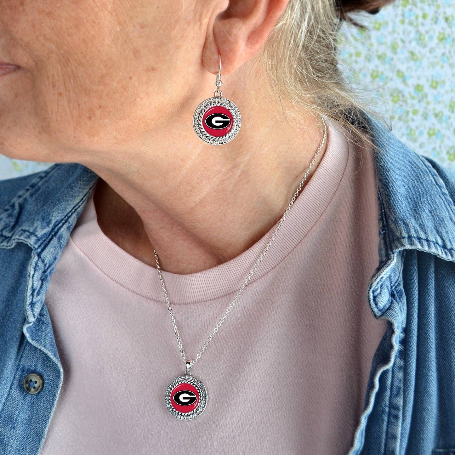 Georgia Bulldogs Allie Earring