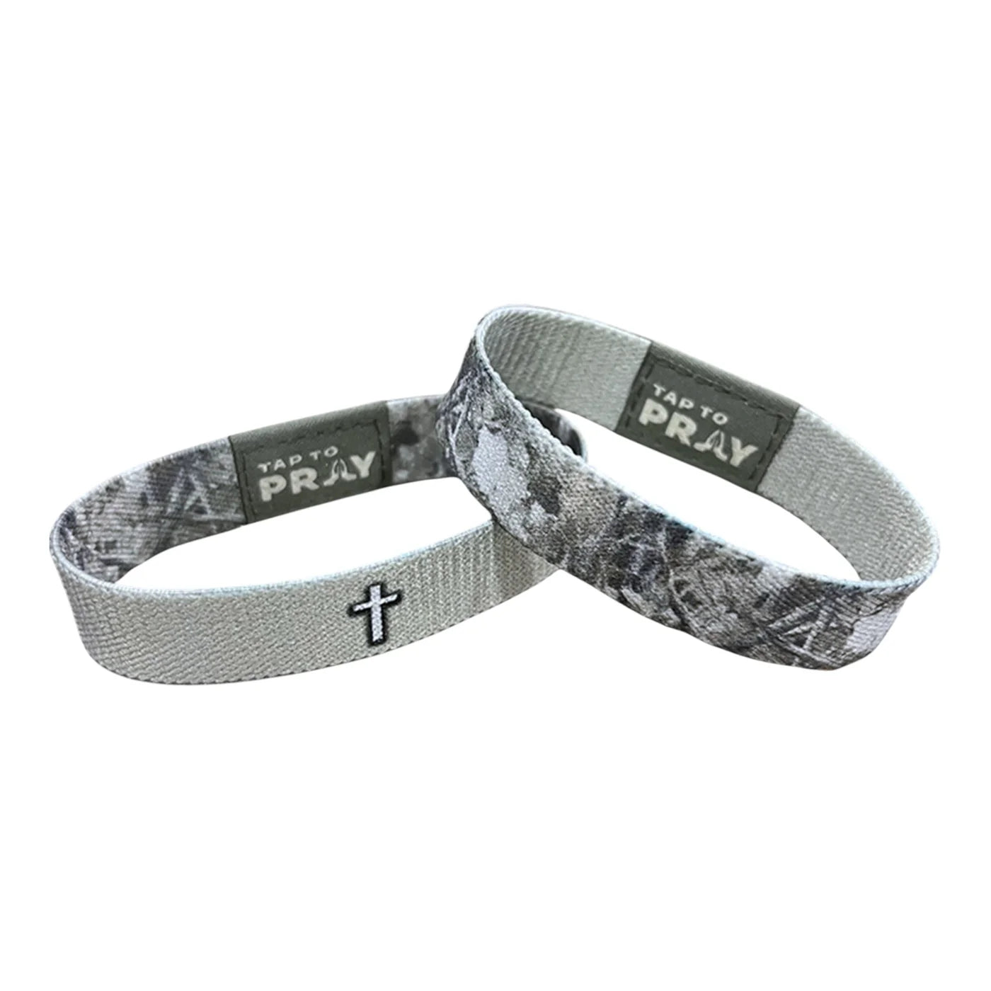 Tap To Pray™ Wristbands - FOREST CAMO - SMOKE