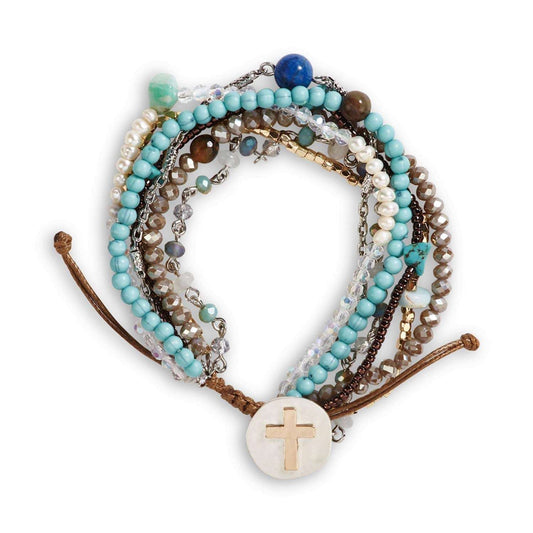 YOUR PRAYER JOURNEY BRACELET - TURQUOISE