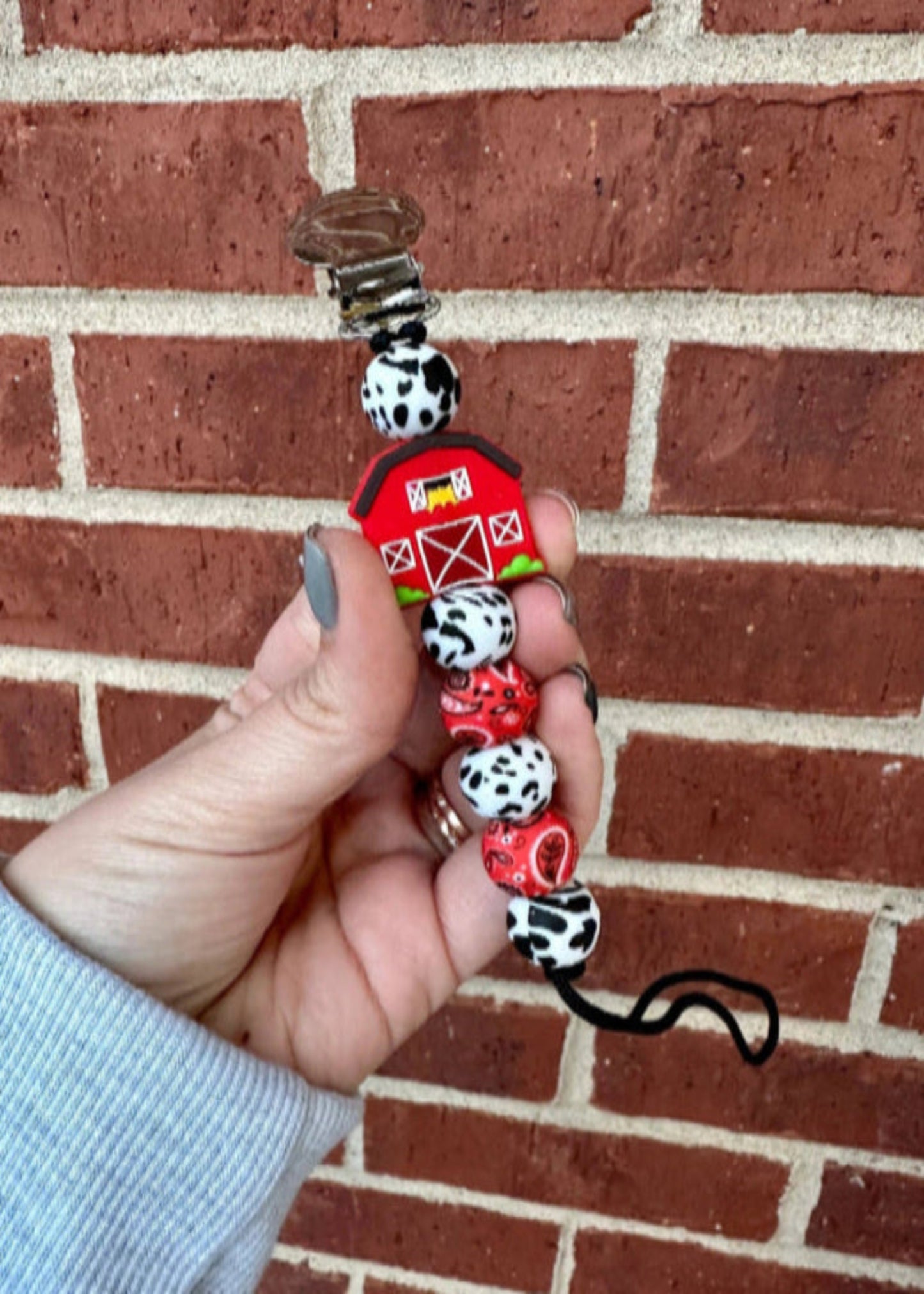 Barnyard Pacifier Clip
