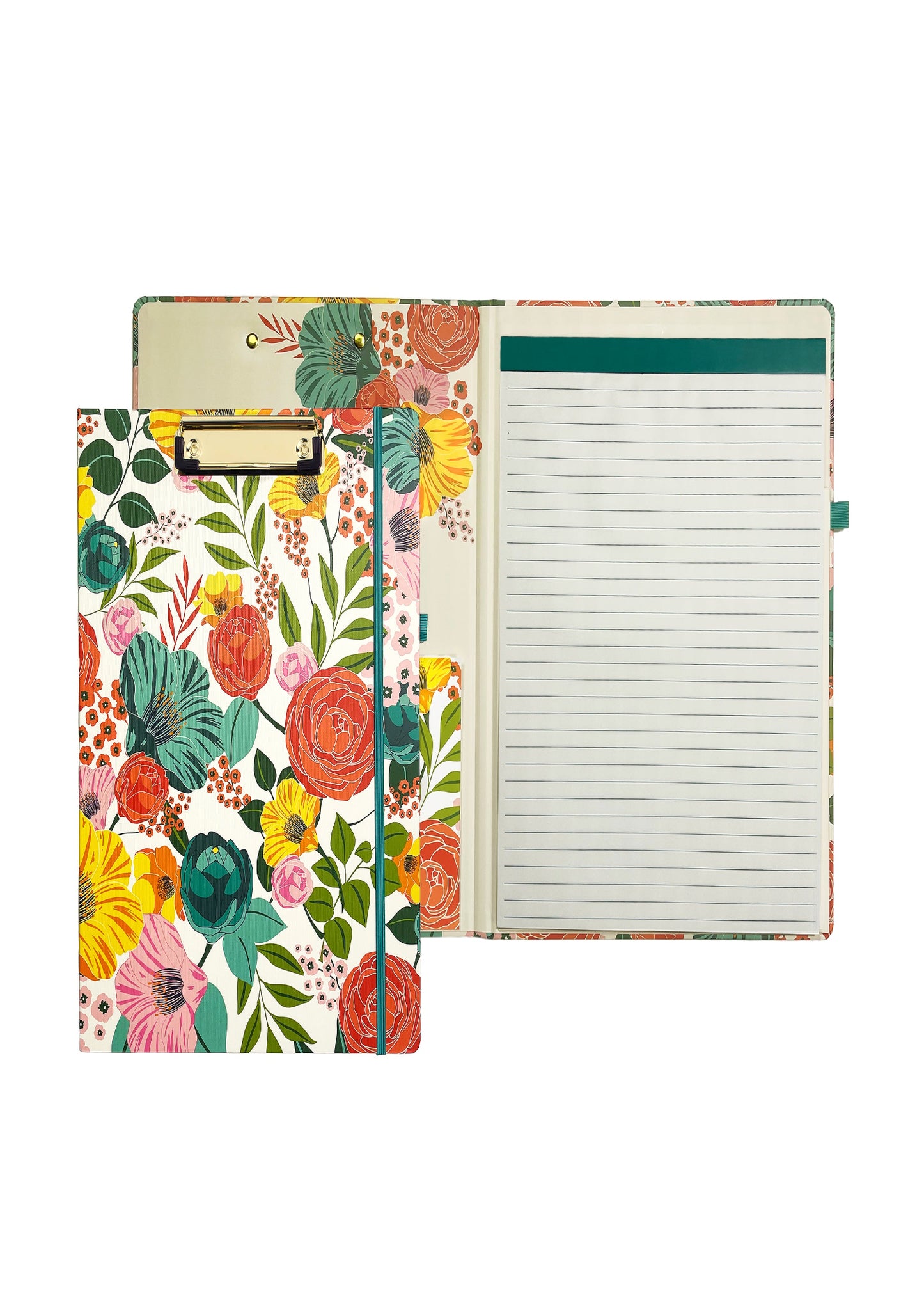 Clipboard Folio : Garden Blooms Cream