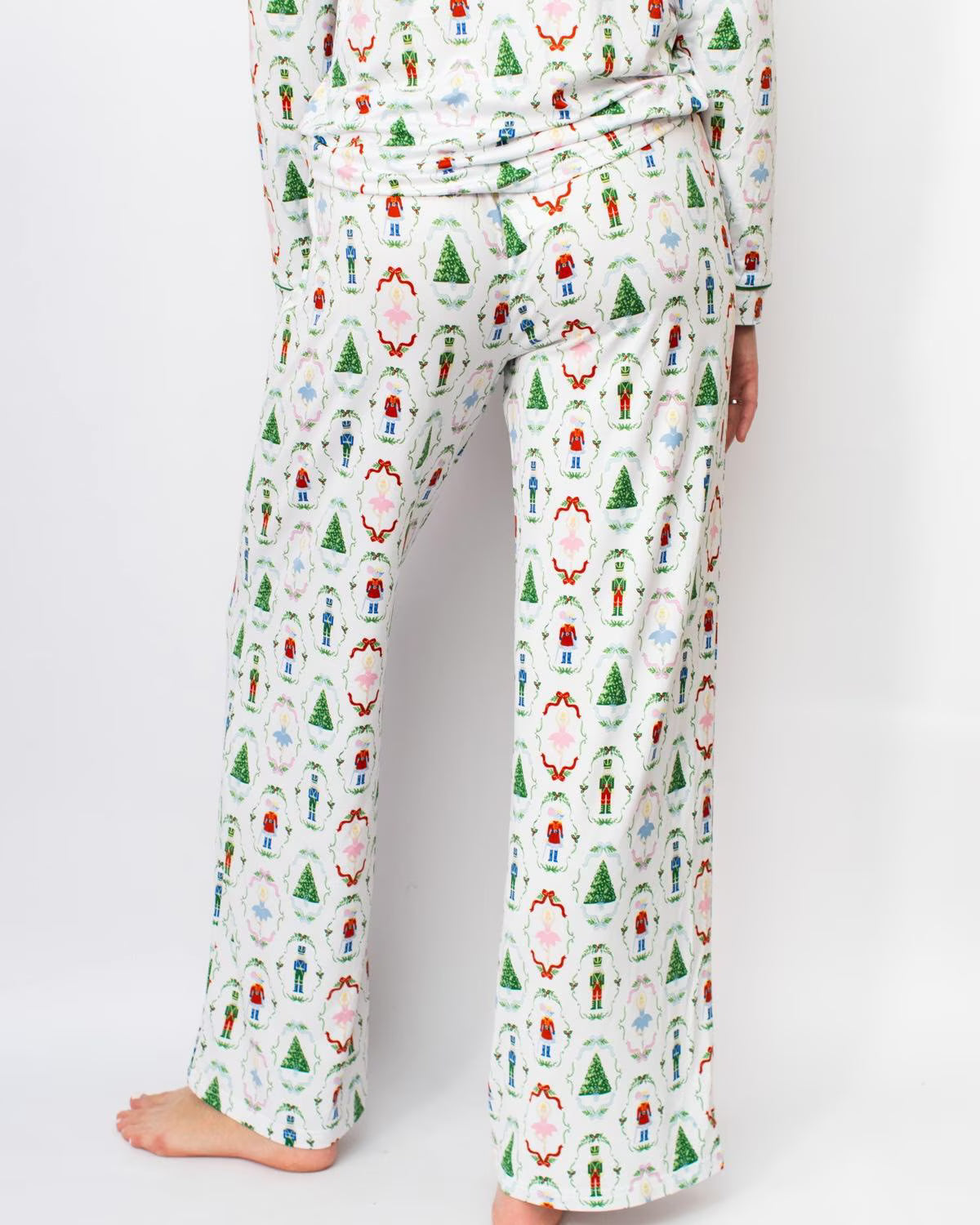 NUTCRACKER WALTZ SLEEP PANTS WHITE / MULTI
