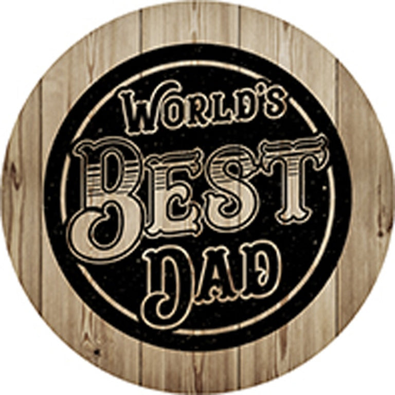 CAR COSTER - BEST DAD WOOD
