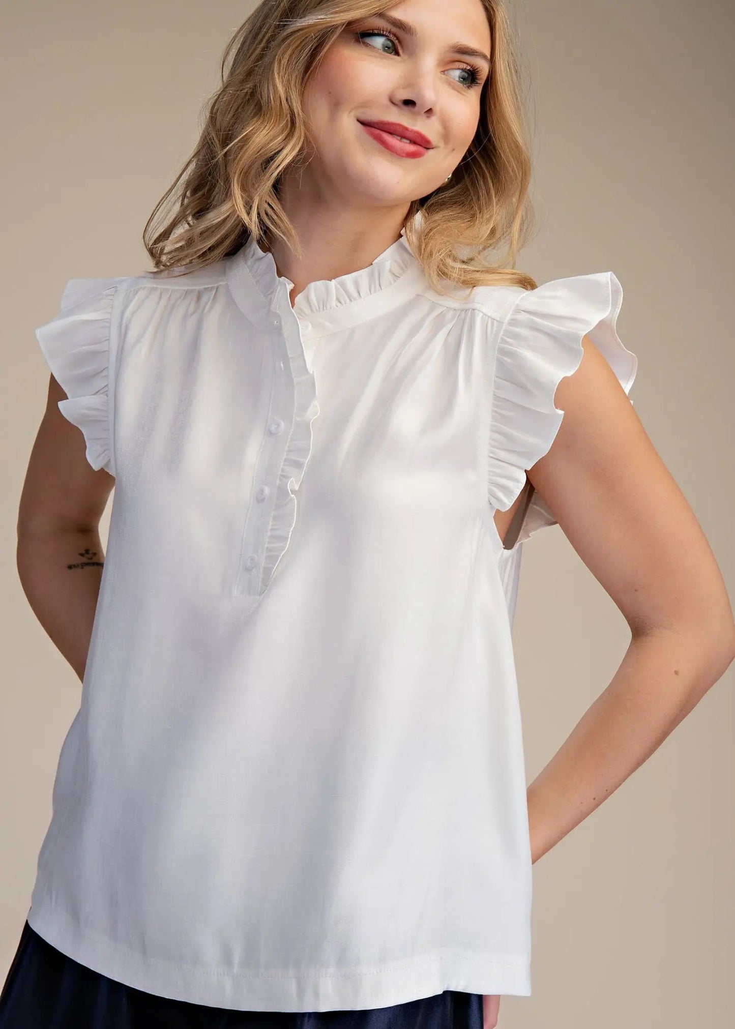 SARA TOP - WHITE