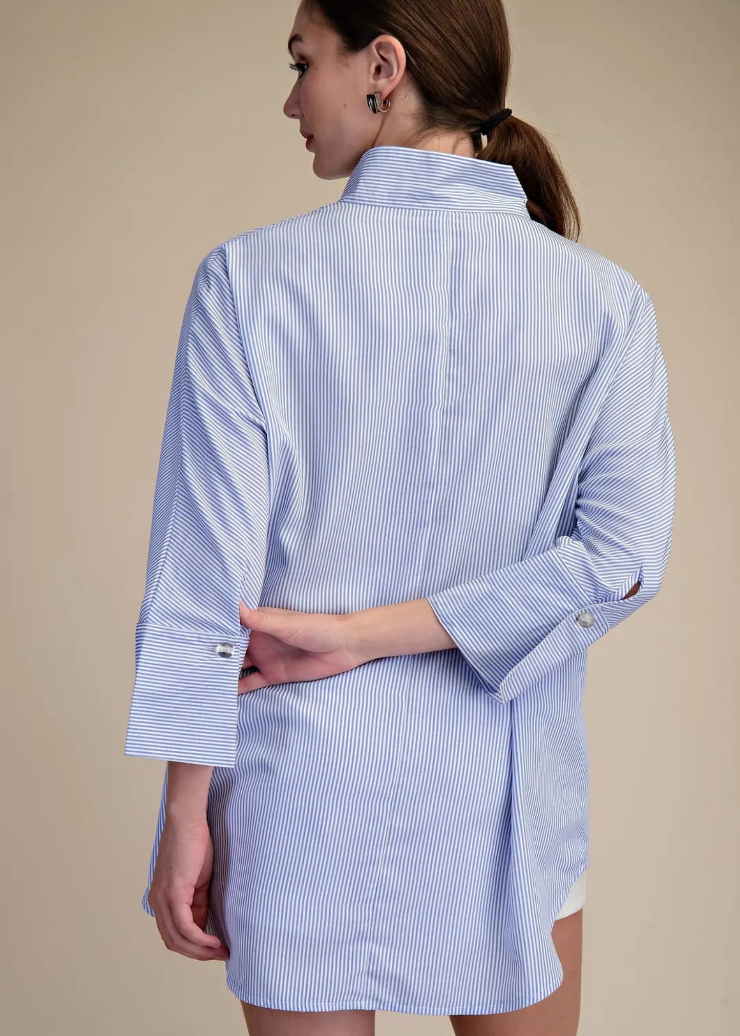 CHLOE TOP - SKY BLUE