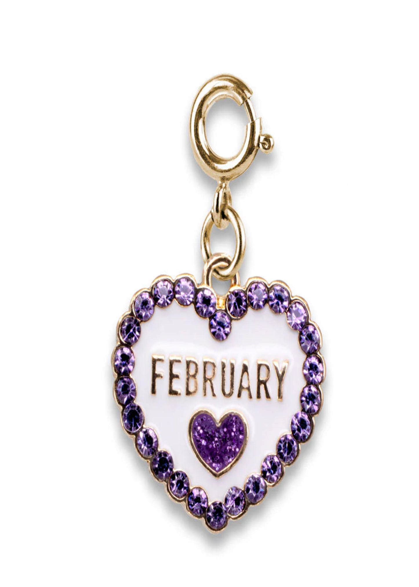 GOLD FEBRUARY CHARM