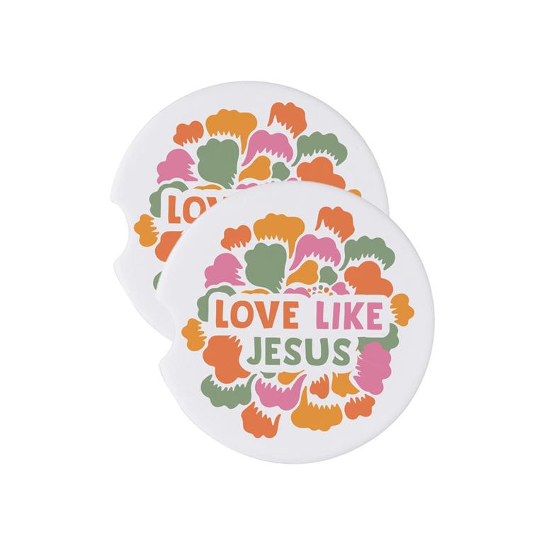 CAR COASTERS - LOVE LIKE JESUS