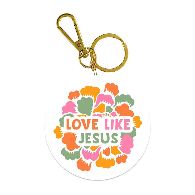 ACRYLIC KEYCHAINS- LOVE LIKE JESUS