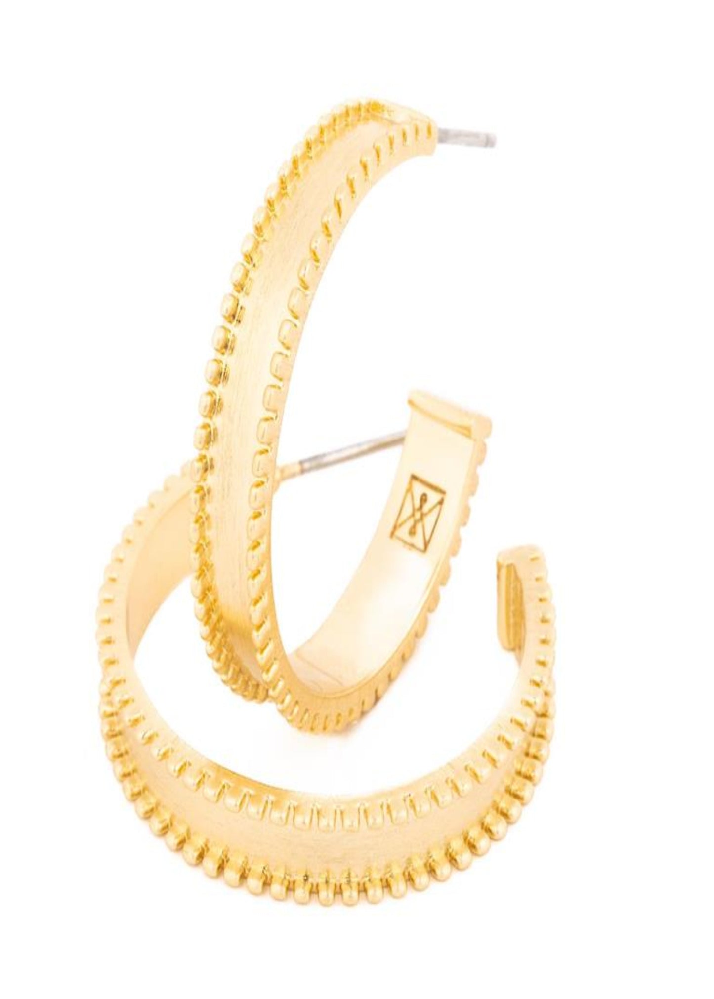 NOVA MEDIUM GOLD EARRINGS