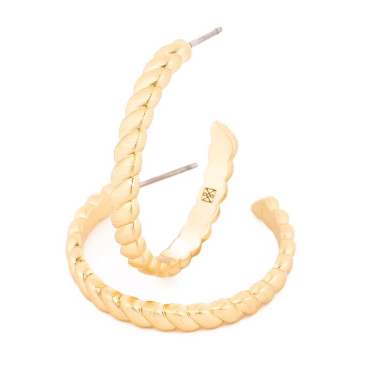 ADDISON MEDIUM GOLD EARRINGS