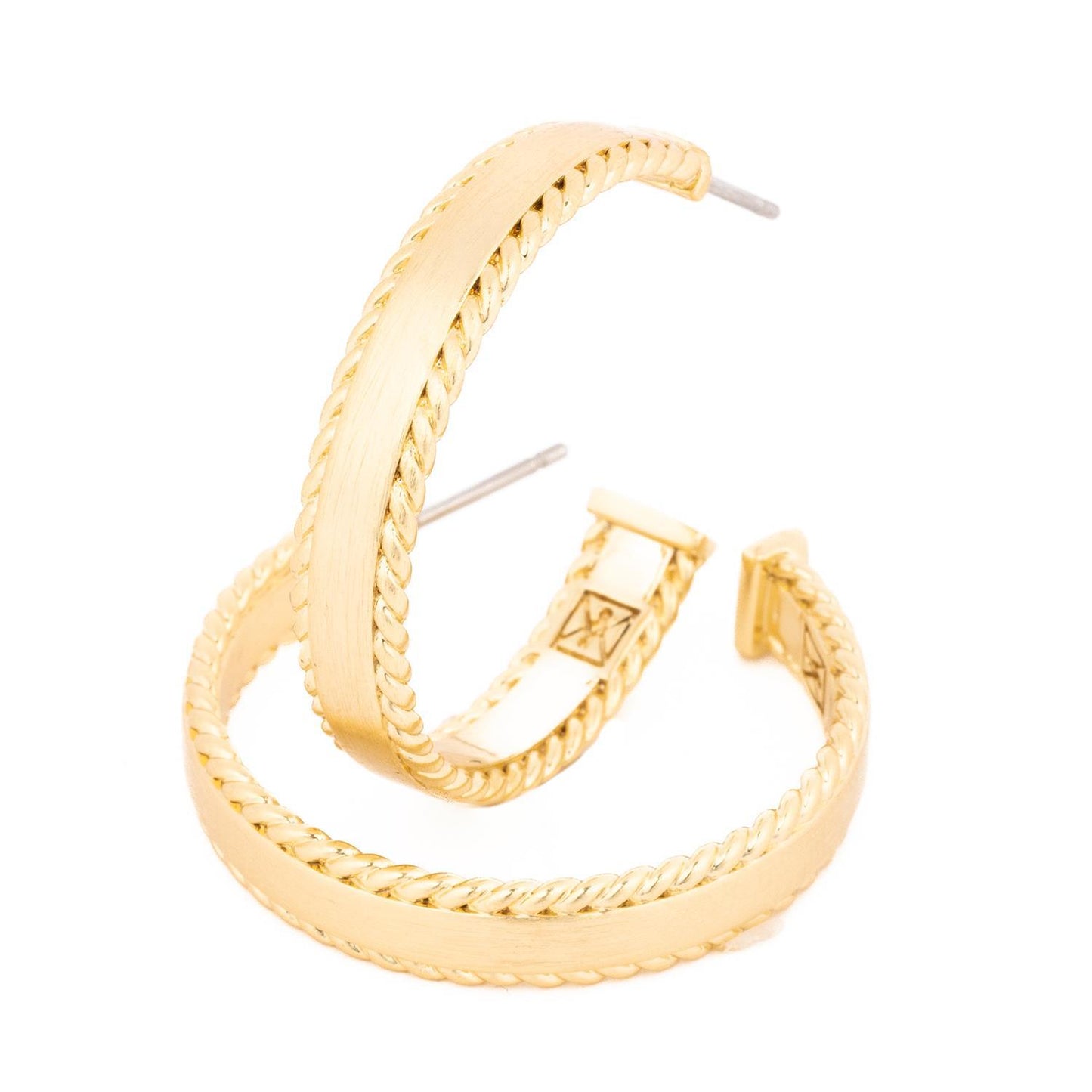 SKYLAR MEDIUM GOLD EARRINGS