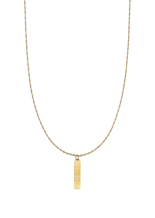 Initial Bar Necklace