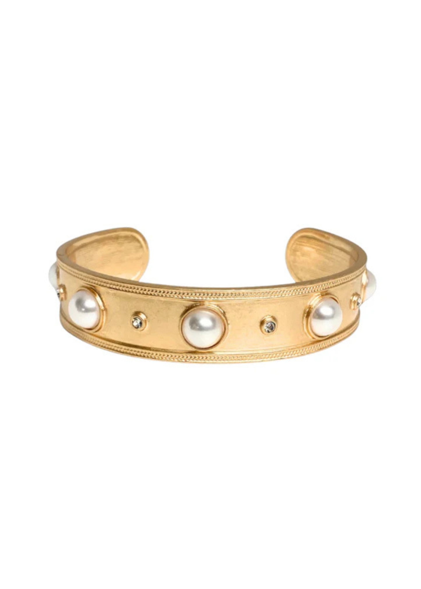 Darla Vintage Golf Cuff Bracelet With Pearl