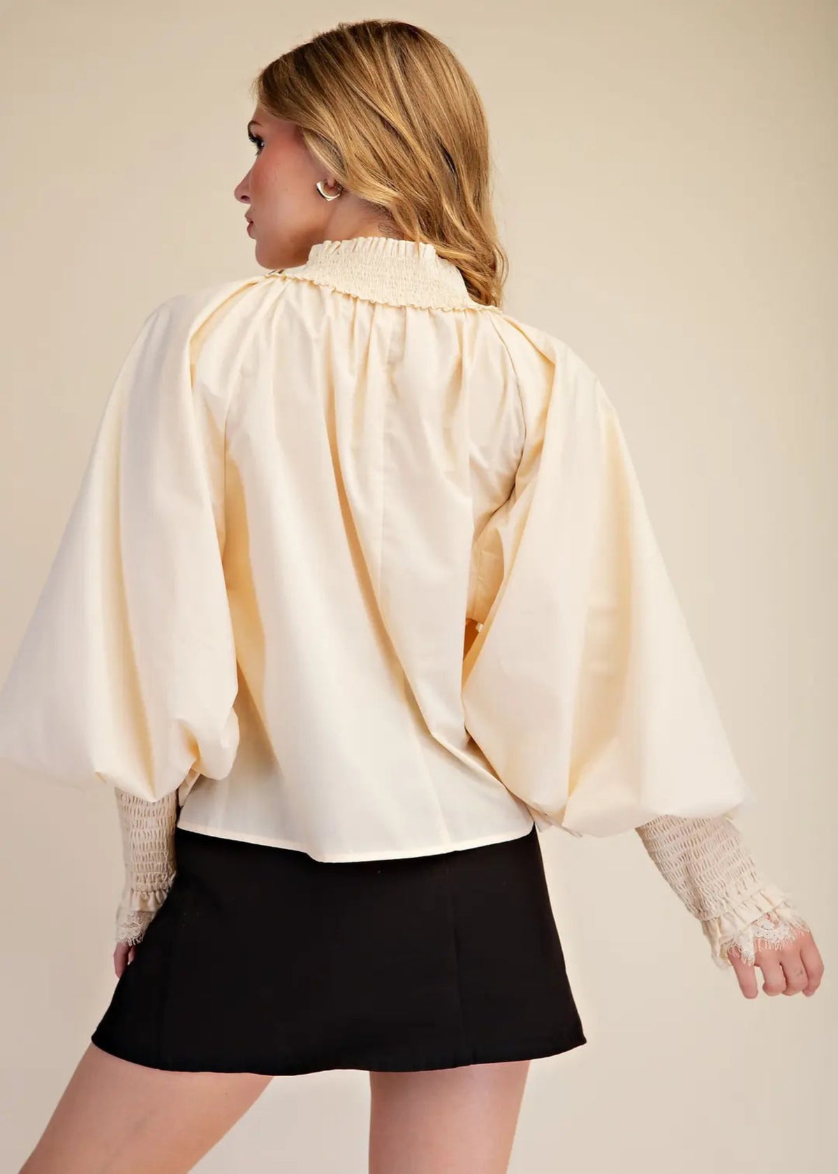EMREE TOP - CREAM