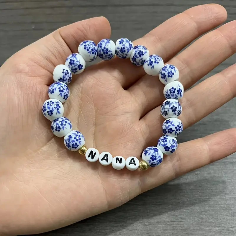 MOM'S BEAD STRECH BRACELET