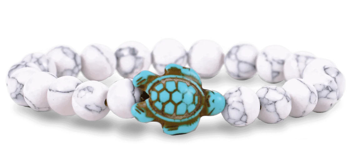 JOURNEY BRACELET- WHITE HOWLITE