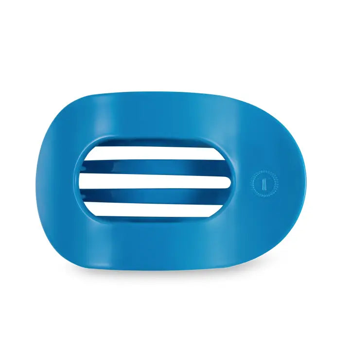 TELETIES Flat Round Hair Clip for Women - Durable Plastic Hair Accessory