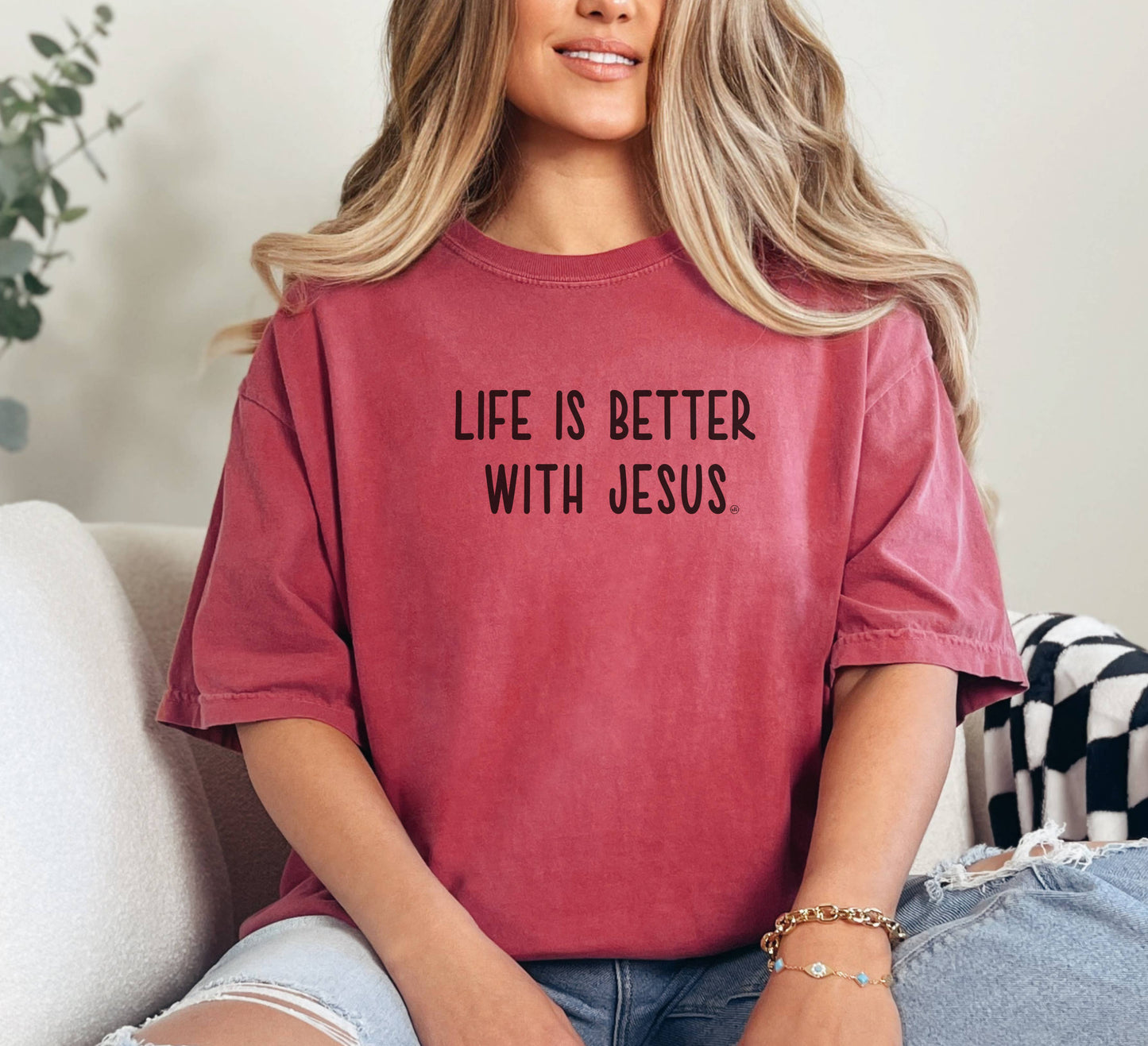 Life Is Better With Jesus Tee