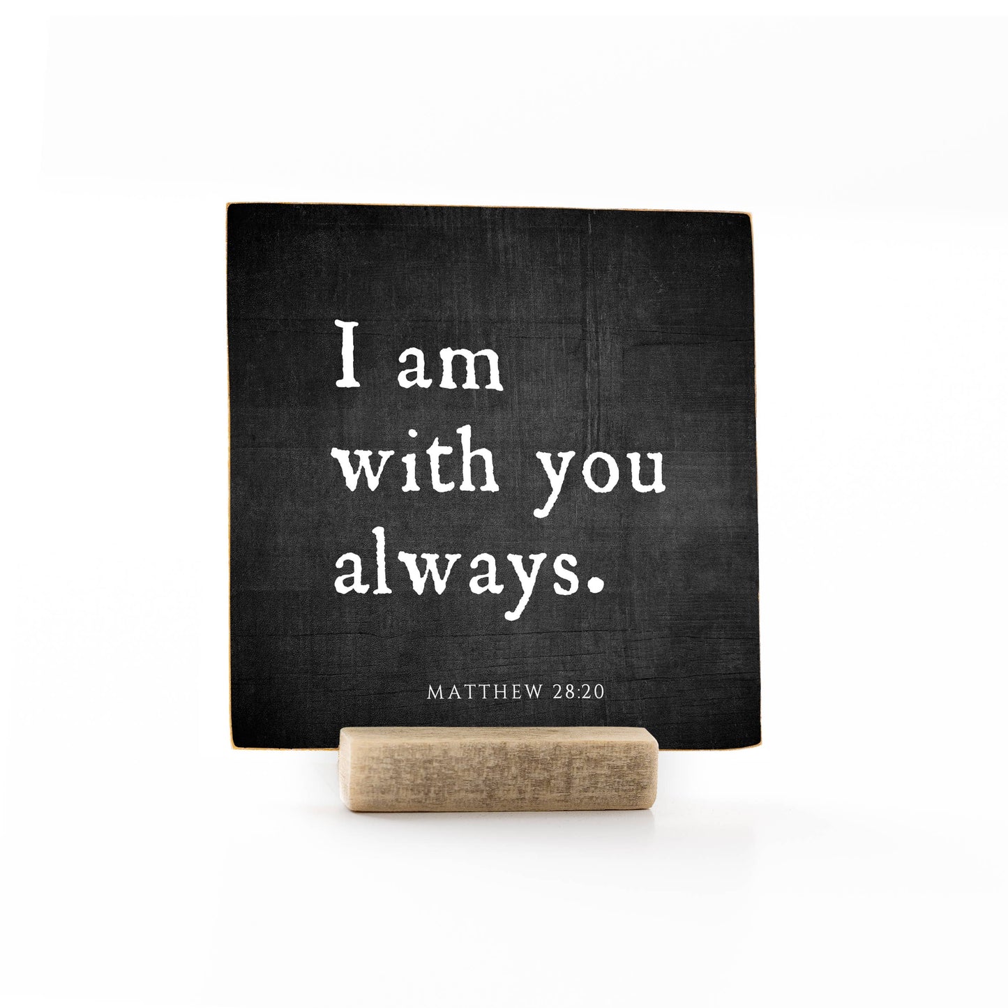 Traditional Scriptures | Wood 4 x 4" Flat Message Card
