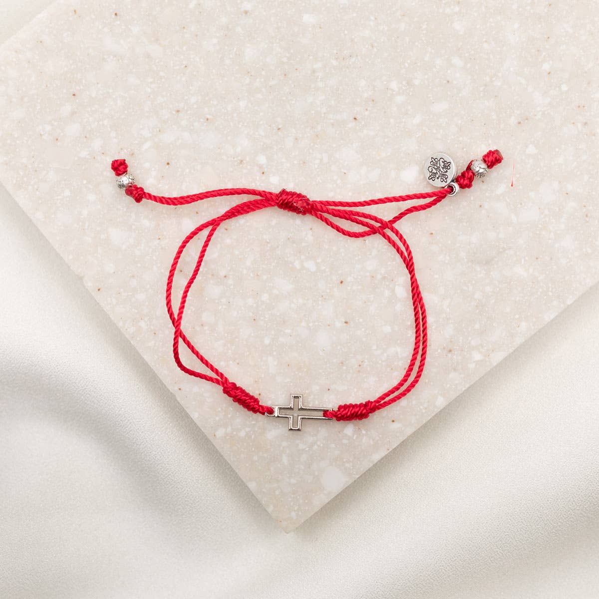 Filled By Faith Bracelet - Red / Gold