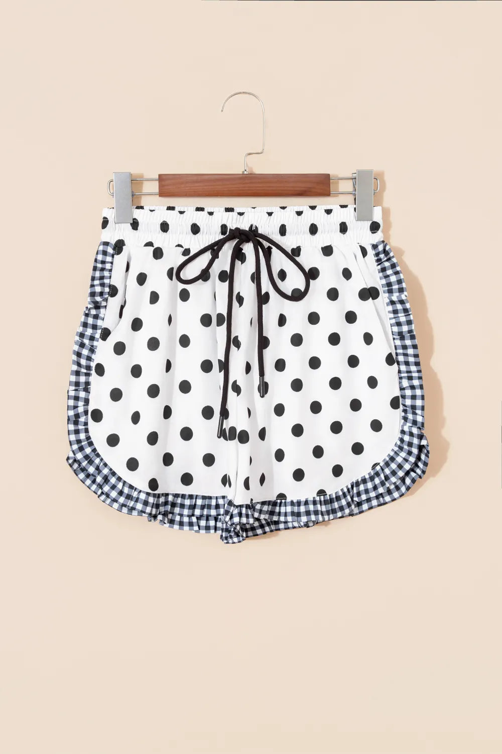 MARLEIGH SHORTS - WHITE POLKA DOT