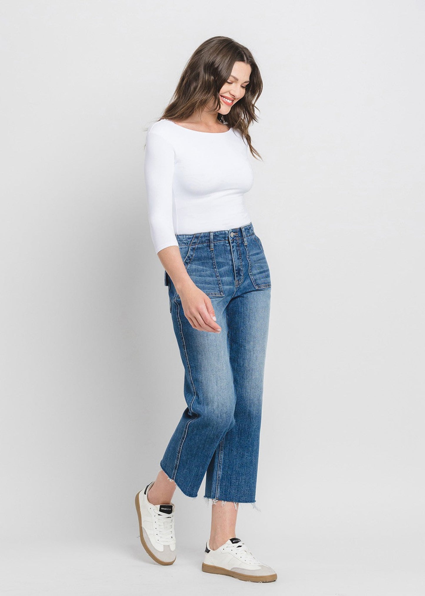 HIGH RISE CROP UTILITY STRAIGHT-SUPERB