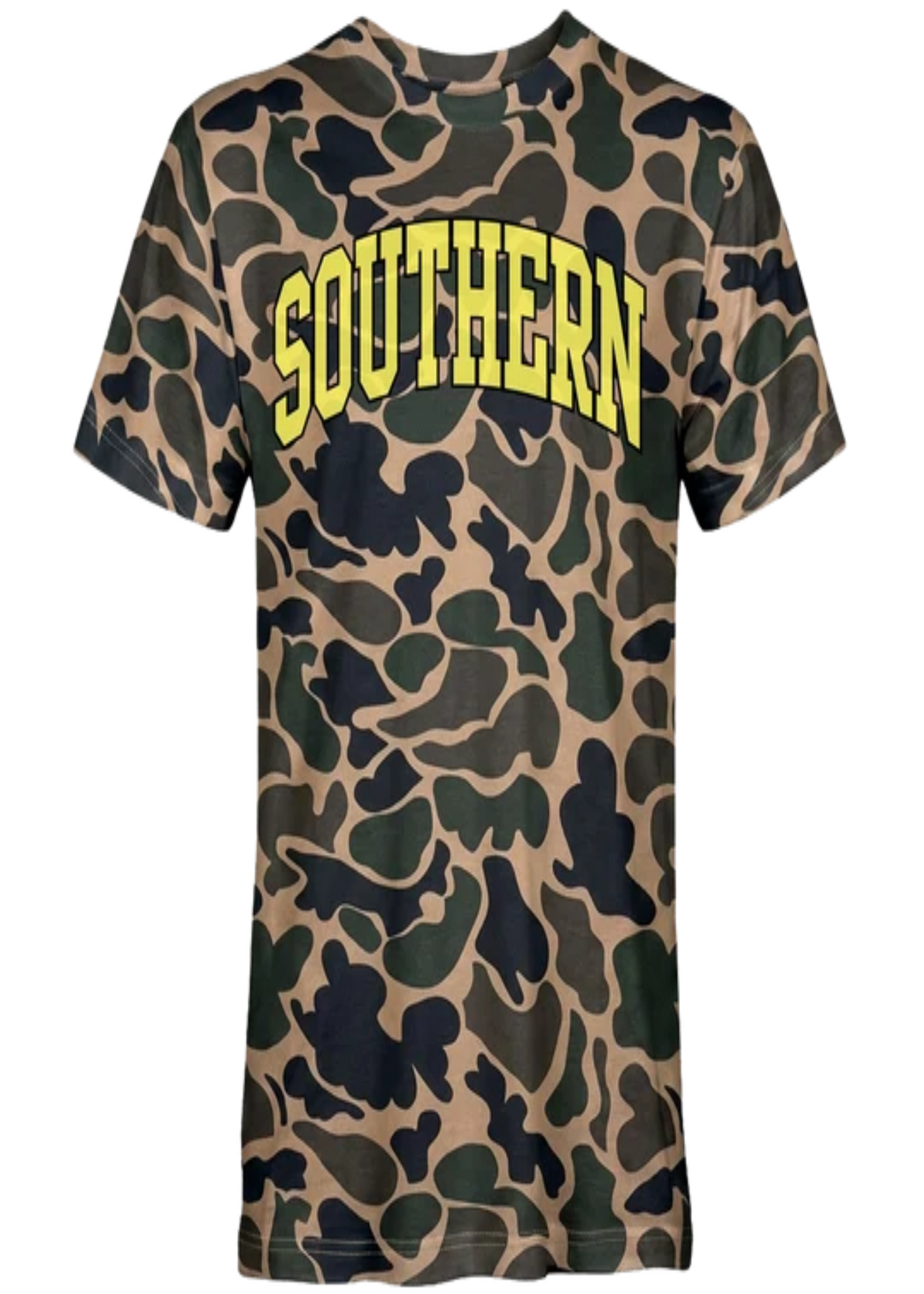 SOUTHERN DUCK CAMO - YELLOW SCRIPT