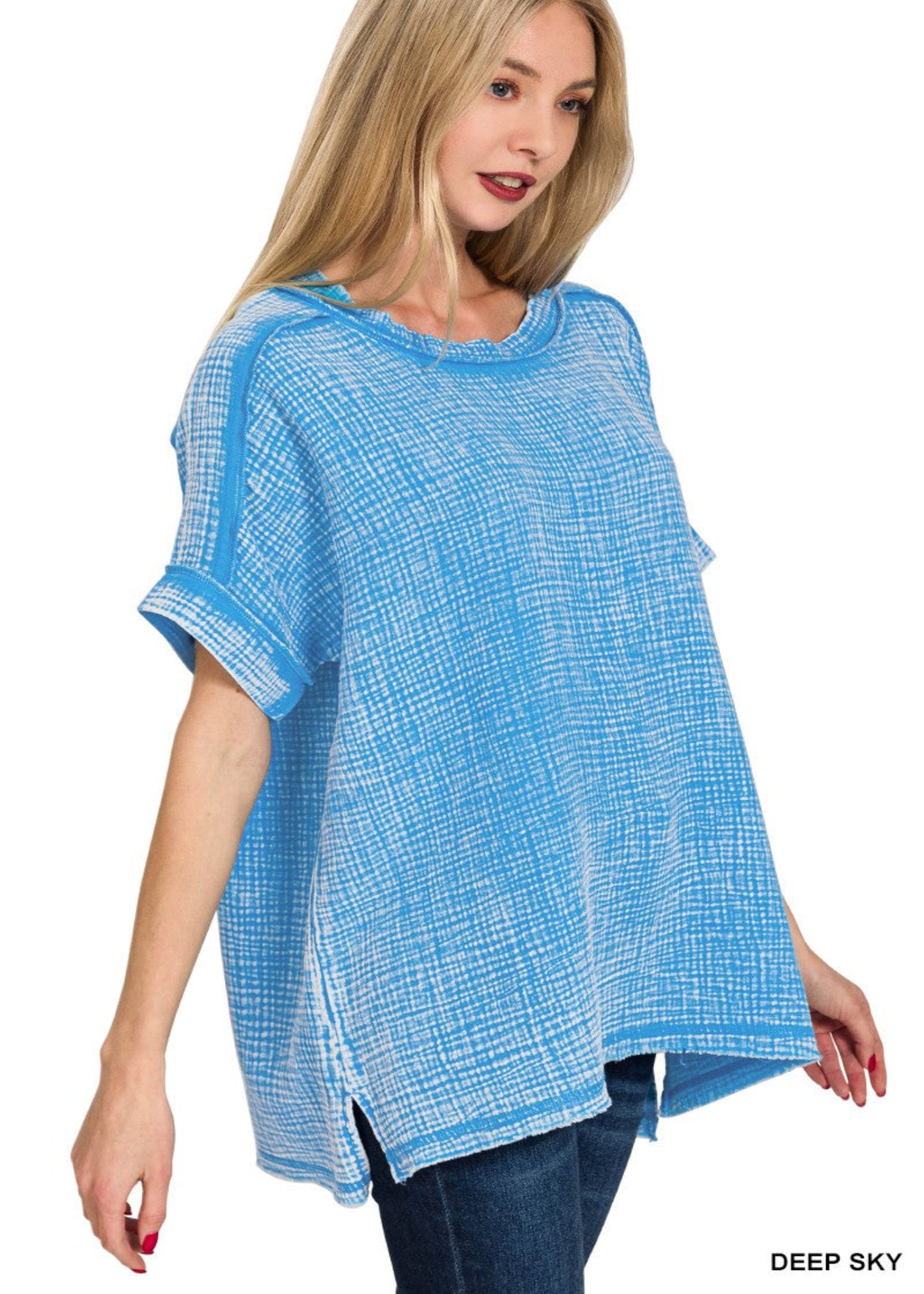 HAILEY TOP-DEEP SKY