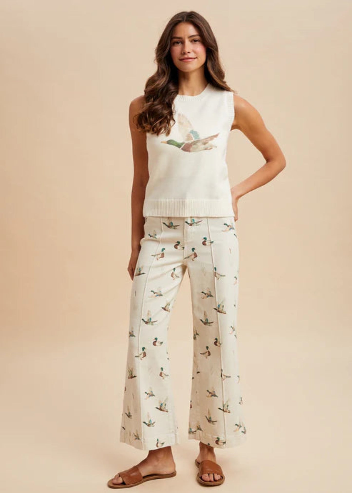 MALLARD PRINTED SWEATER VEST