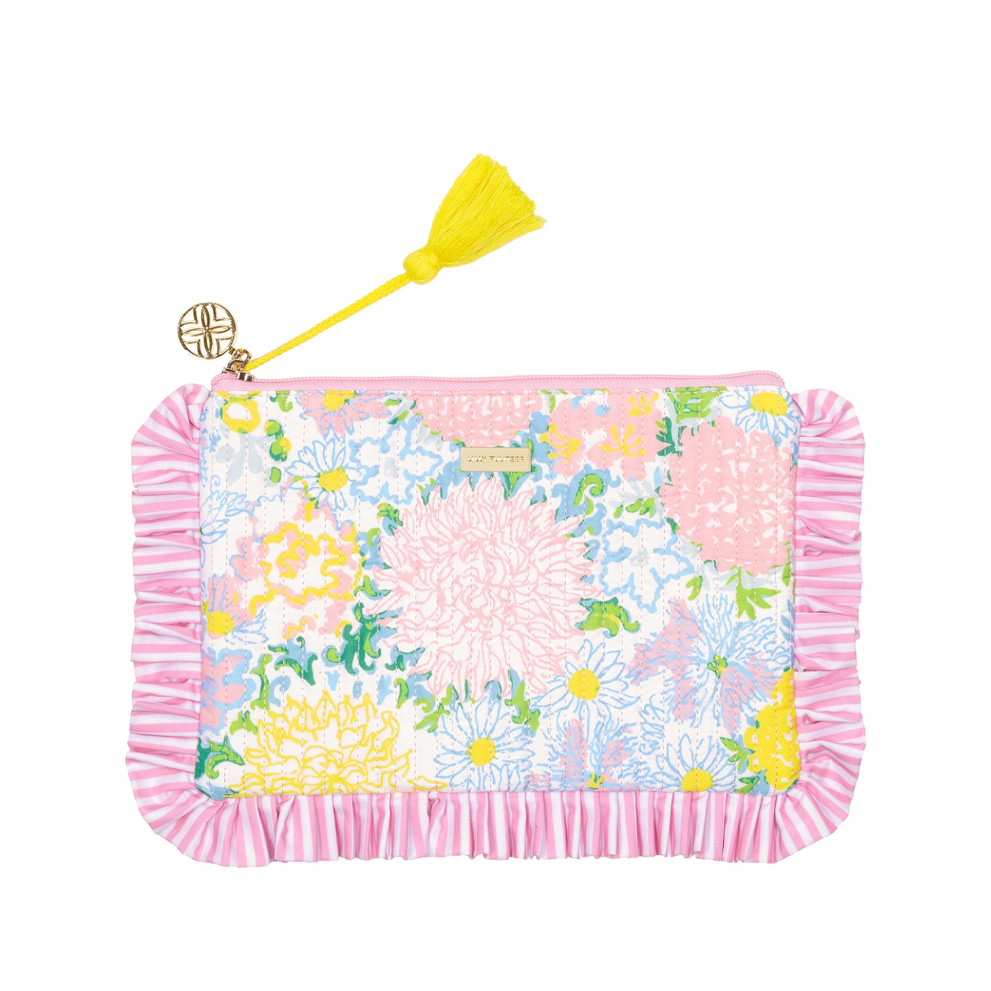 RUFFLE POUCH - LILLY GARDEN HOME