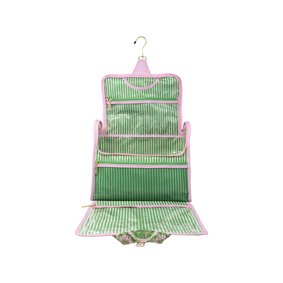 HANGING TOILETRY BAG - TROPICAL TILES