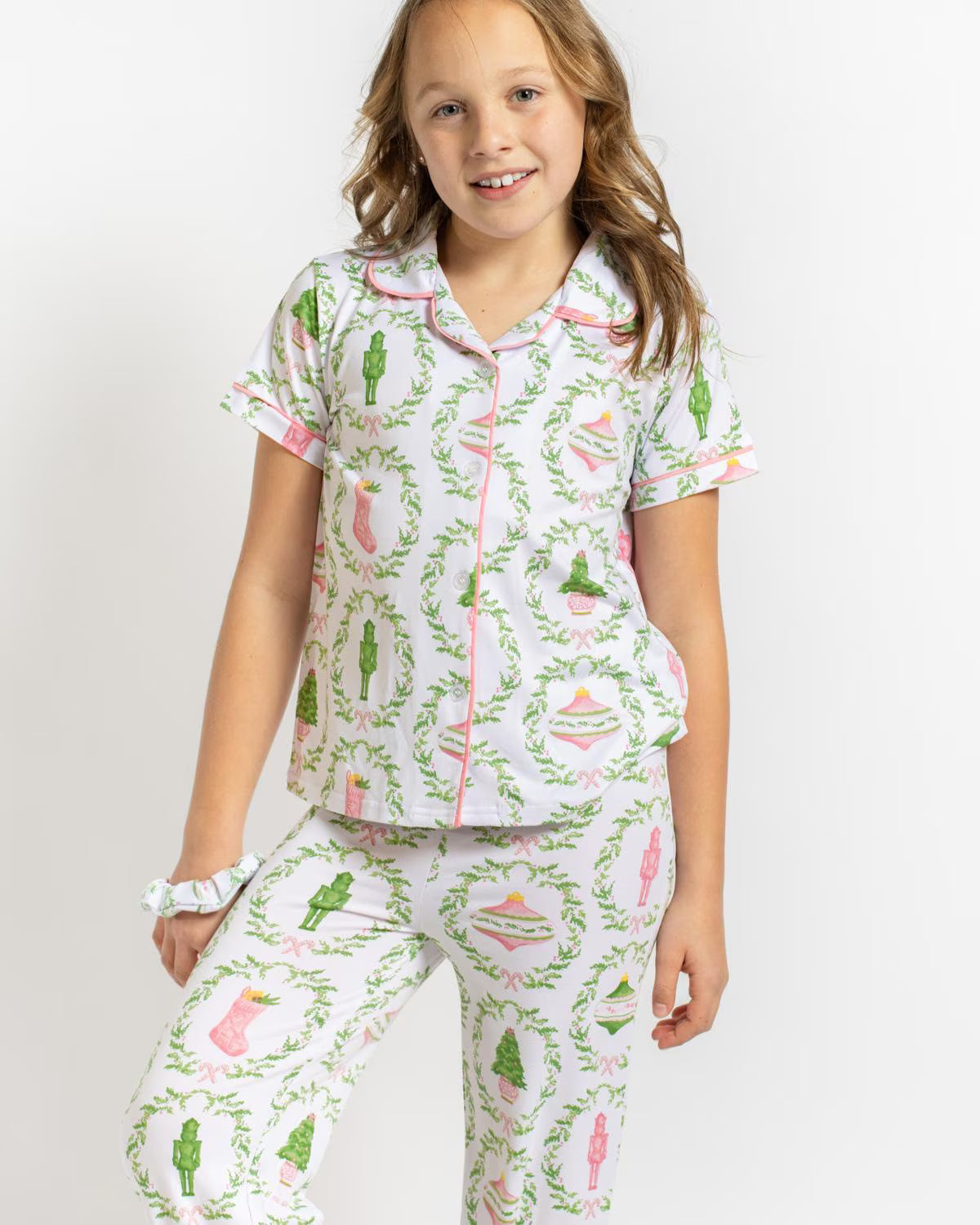 Girl's Nutcracker Trellis Sleep Pants Set Kids