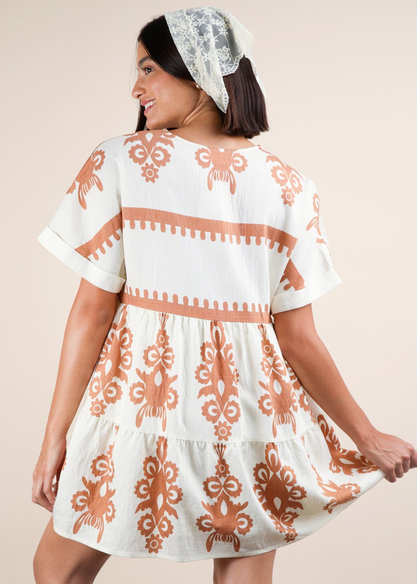 HATTIE DRESS- IVORY