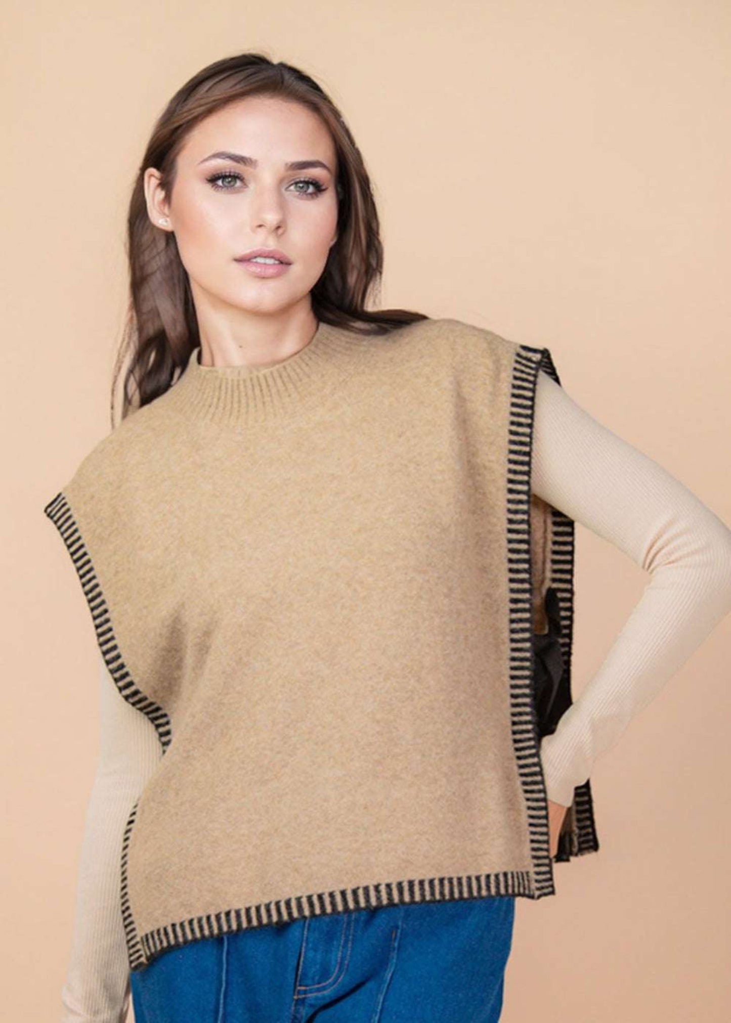 ABBIE MOCHA SWEATER