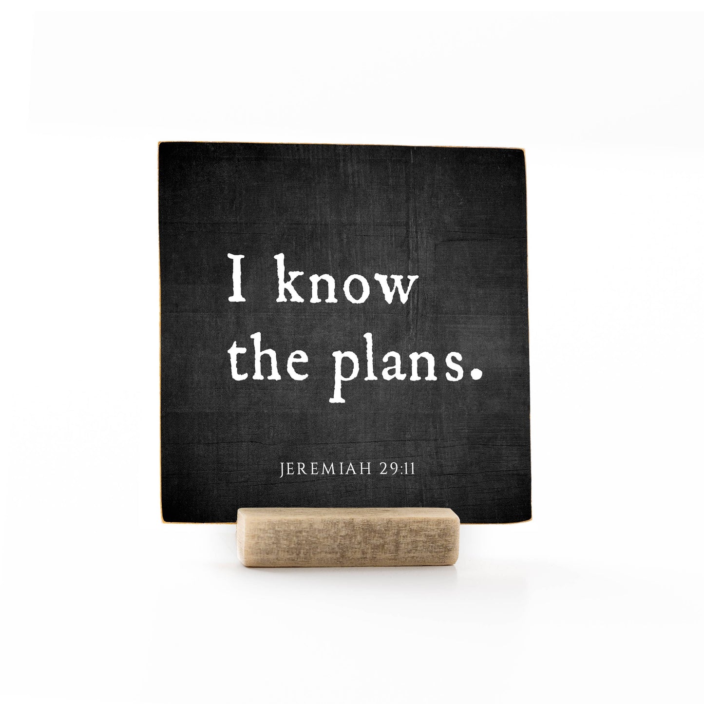 Traditional Scriptures | Wood 4 x 4" Flat Message Card