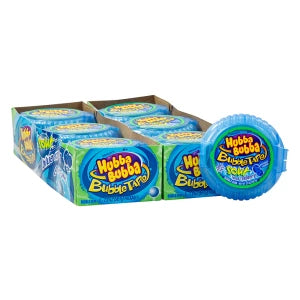 HUBBA BUBBA SOUR BLUE RASPBERRY TAPE GUM