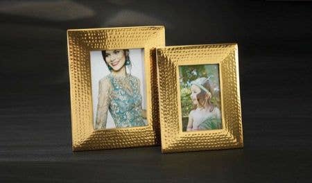 Gilded Hammered Frame 4x6
