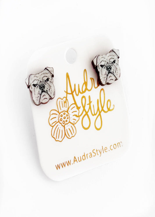 Bulldog Georgia Gameday Studs