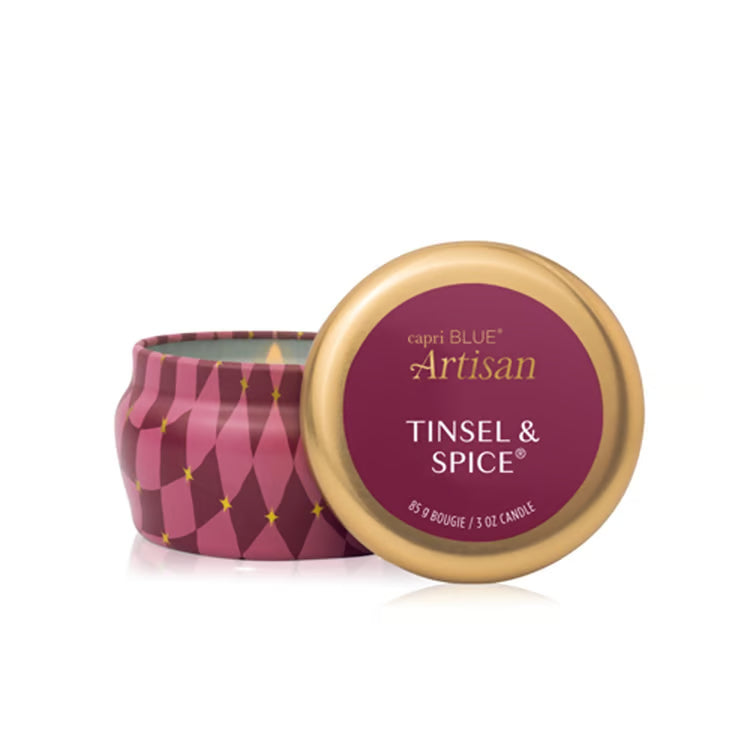 ARTISAN TINSEL AND SPICE BAZAAR MINI TIN
