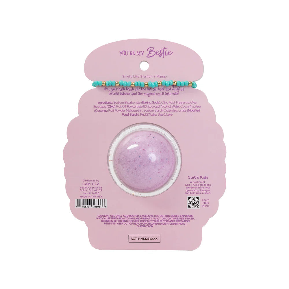 Friendship Bracelet Bath Bomb - Bestie | Forever Young