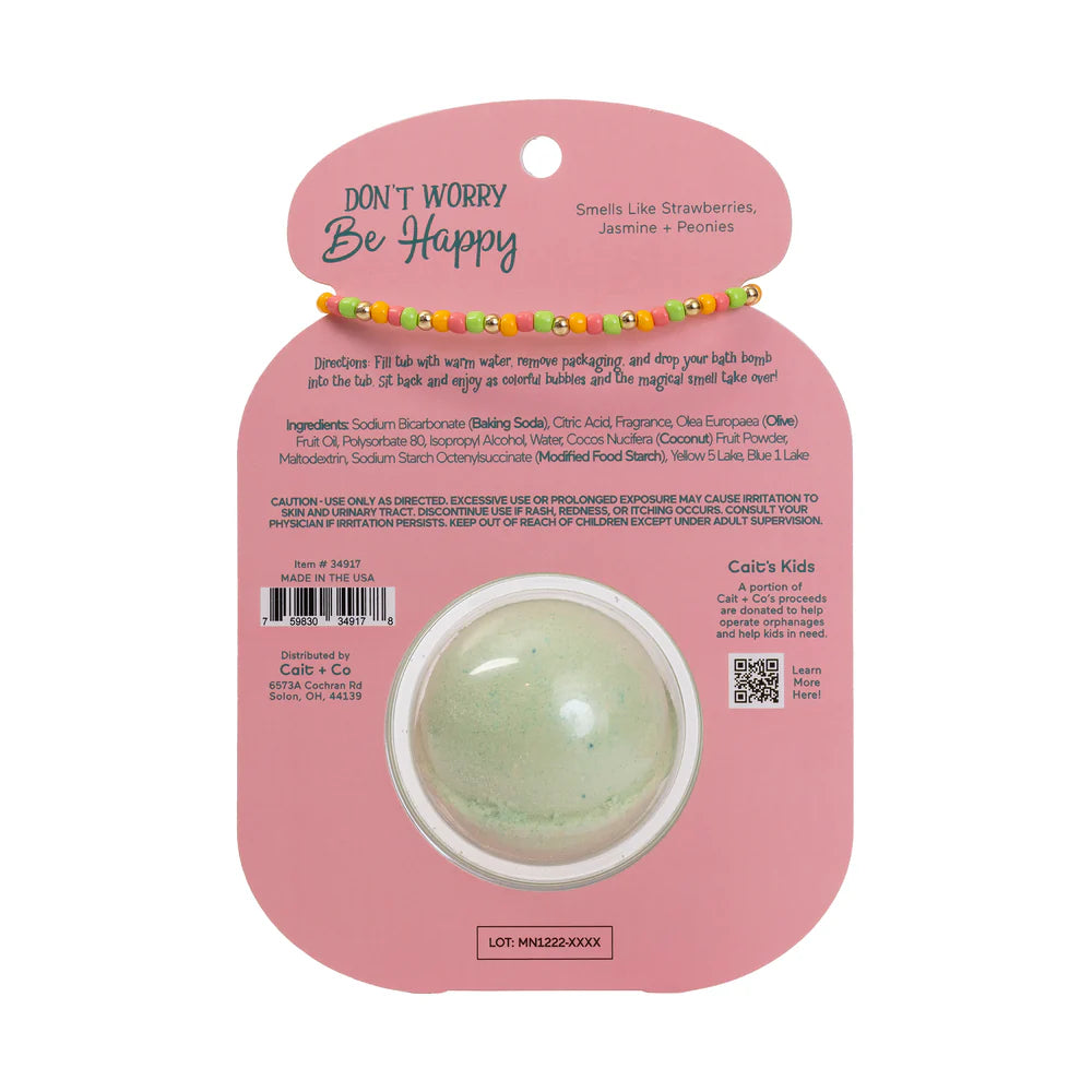 Friendship Bracelet Bath Bomb - Happy | Forever Young